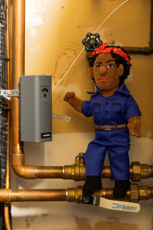 Black Rosie the Riveter Little Thinker