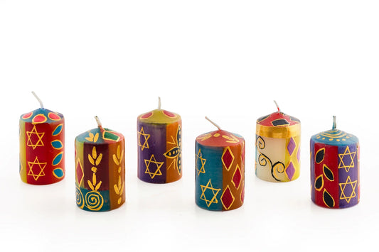Judaica candle - votive 2" box of 6