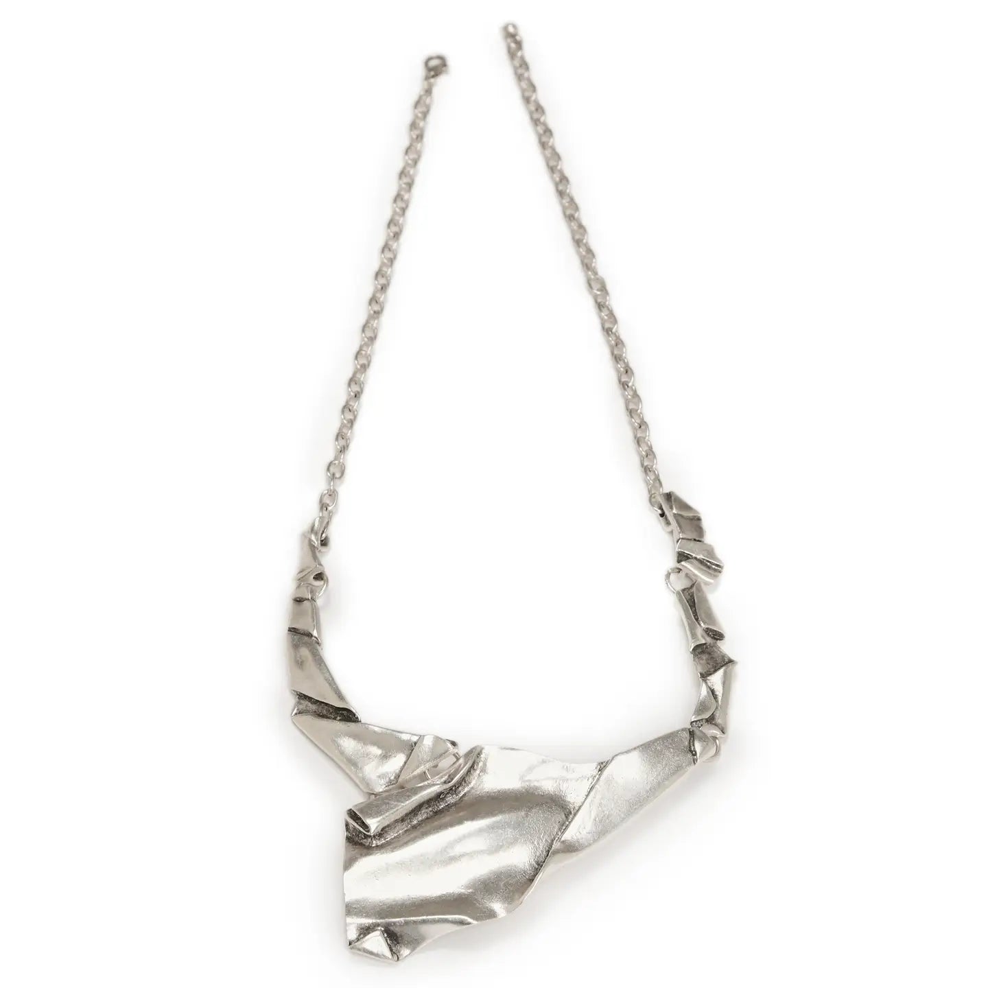 Wrinkle in Time Silver Pewter Necklace