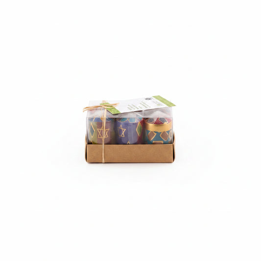 Judaica candle - votive 2" box of 6