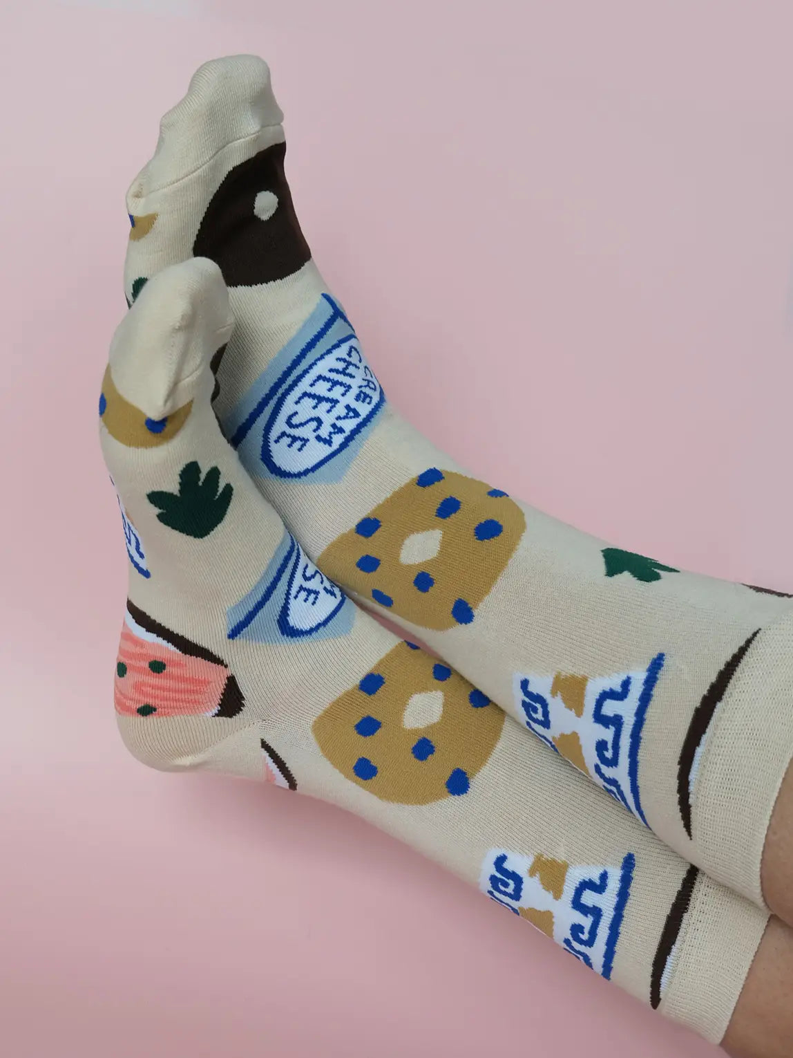 Bagels Crew Socks