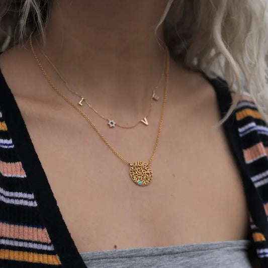 Blessing Necklace in Rose Gold