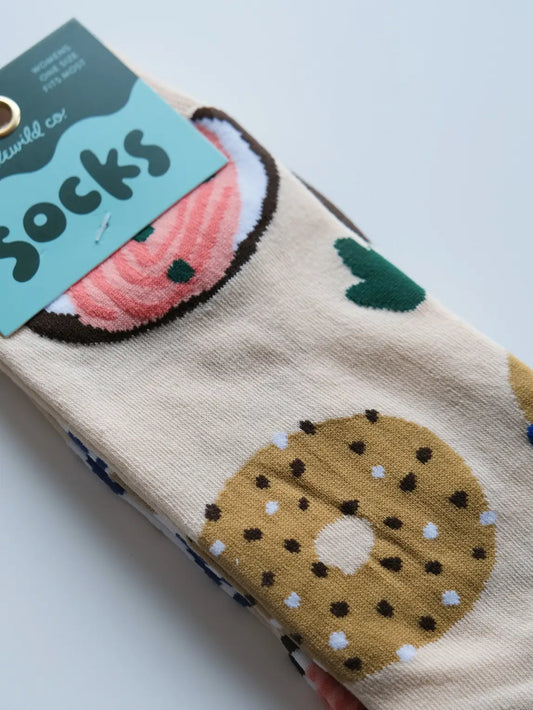 Bagels Crew Socks