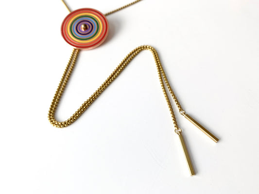PRAIRIE QUEER Rainbow Bolo