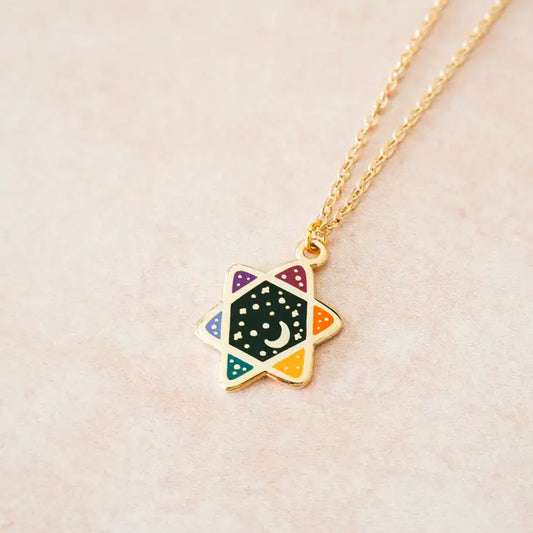 Rainbow Cosmic Star of David