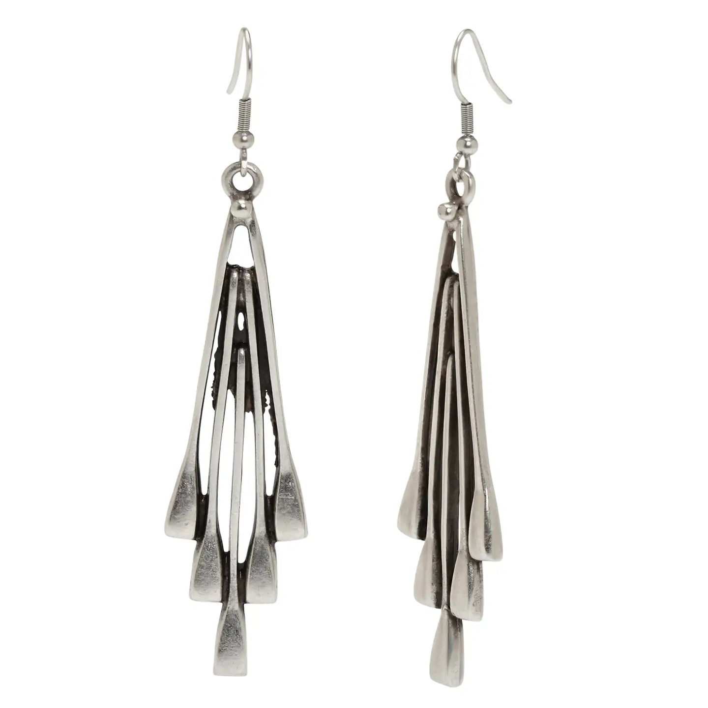 Delicacy Silver Pewter Earring