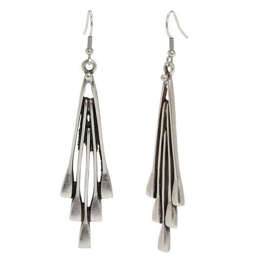 Delicacy Silver Pewter Earring