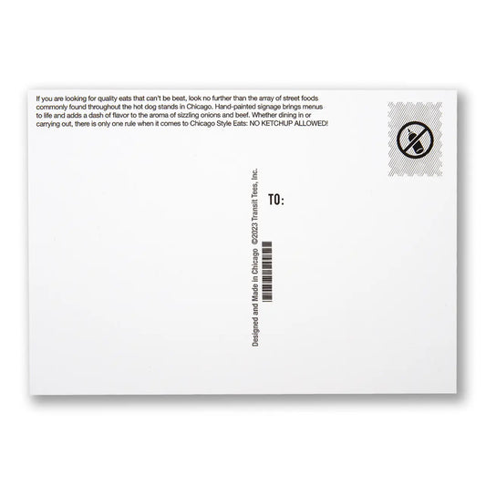 Chicago Style Eats Postcard