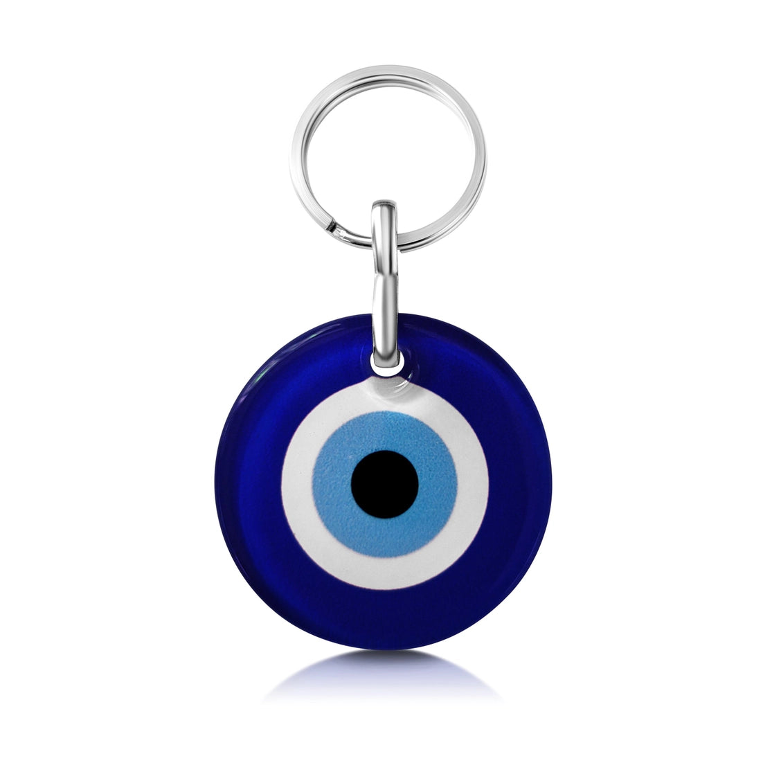 Evil Eye Glass Keychain