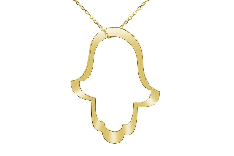 Outline Hamsa Long