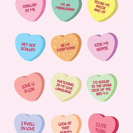 Jewish Valentine's Day Hearts