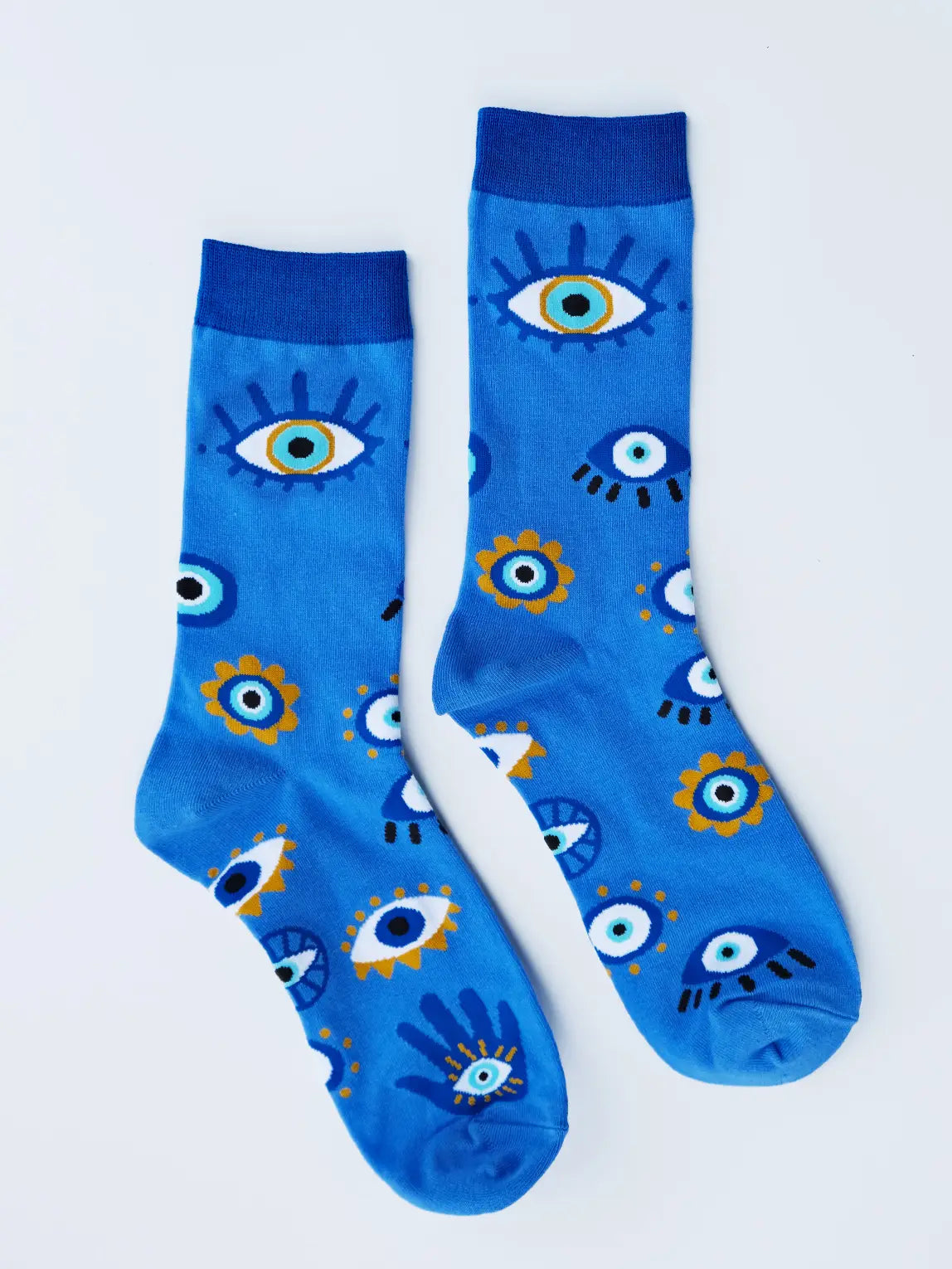 Evil Eye Crew Socks