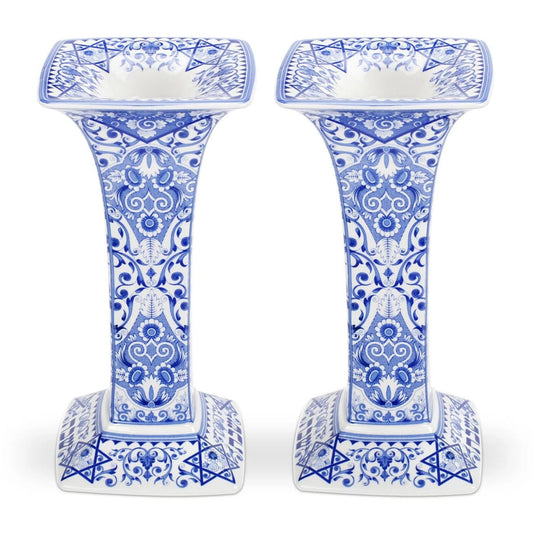 Spode Sabbath Candlesticks