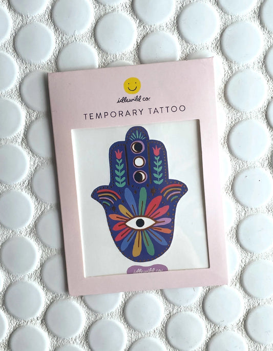 Hamsa Temporary Tattoo