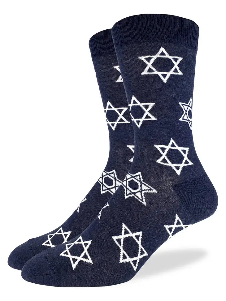 Good Luck Sock Star of David Adult Socks