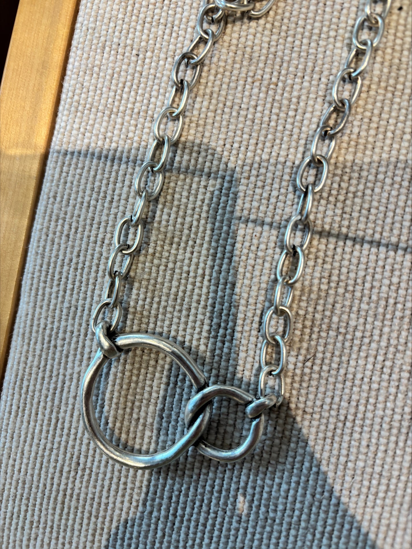 Silver-toned Chain Necklace