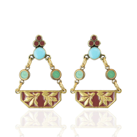 Forever Egyptian Lotus Earring