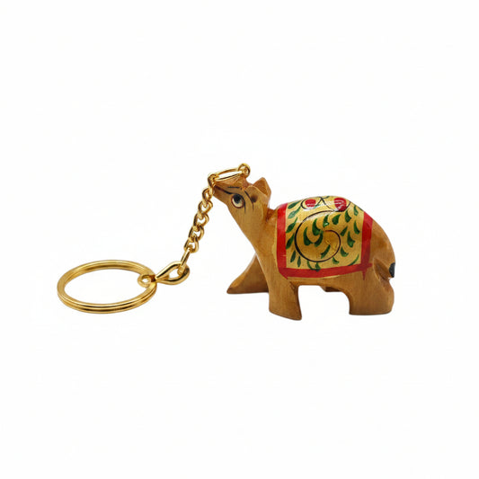 Wooden Animal Key Chain