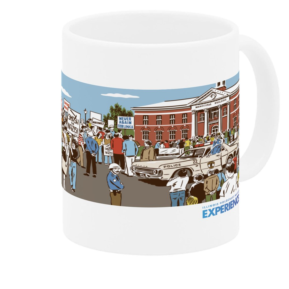 Skokie March Mural mug