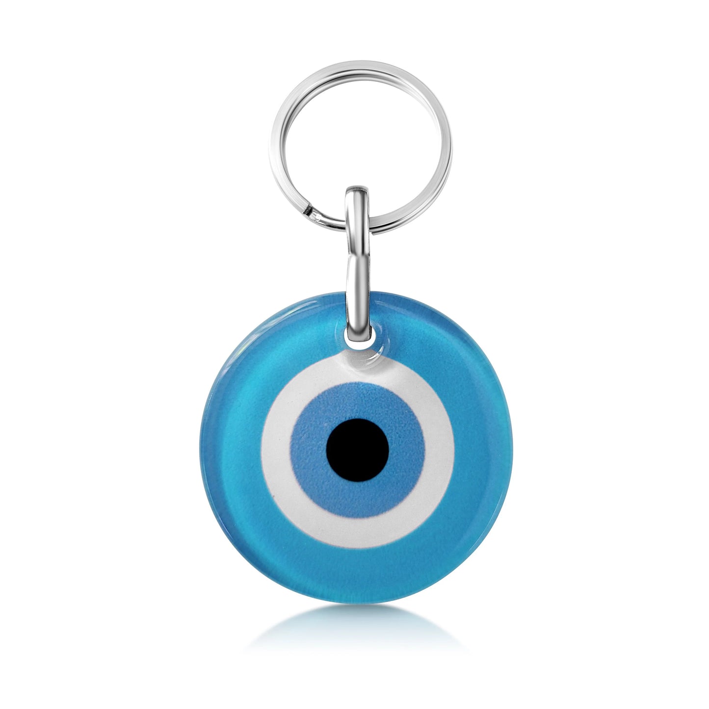 Evil Eye Glass Keychain