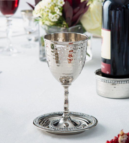 Diamond Studded Kiddush Cup