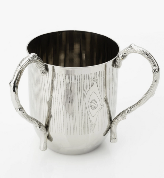 Wash Cup with Wood Grain