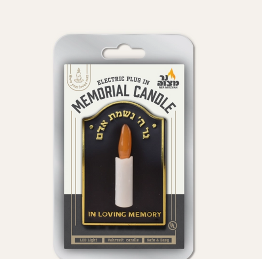 LED Plug-In Memorial Candle