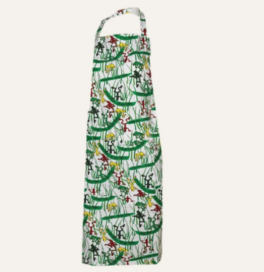Frog Print Apron