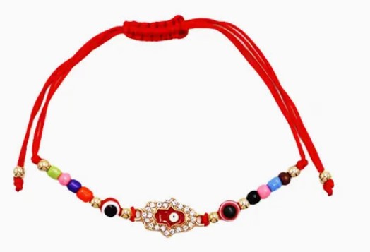 Hamsa Color String Bracelet