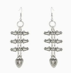 Peweter Deco Earrings