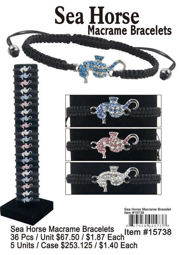 Bracelet Sea Horse Macrame