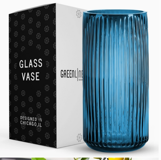 Ripple Vase - Hand Blown