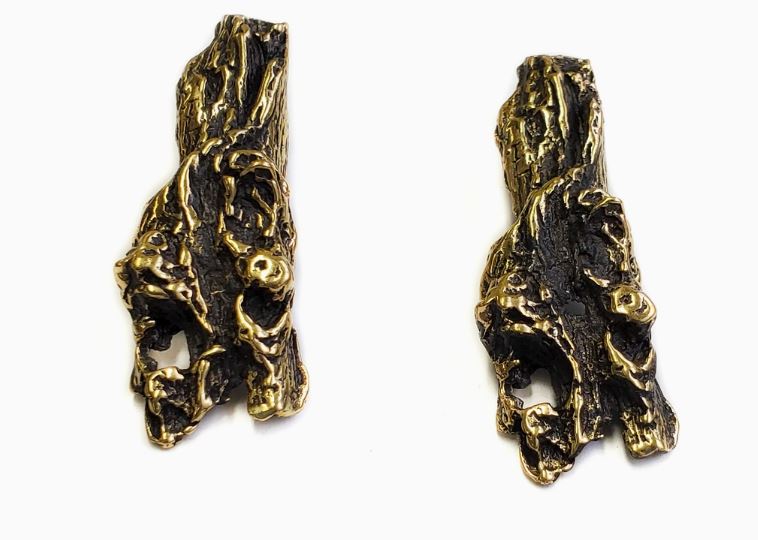 Bronze Bark Earrings