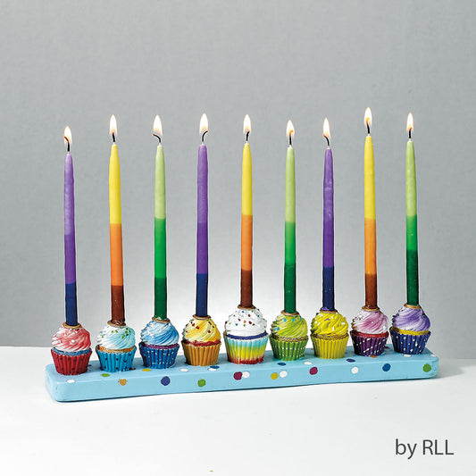 Cupcake Menorah