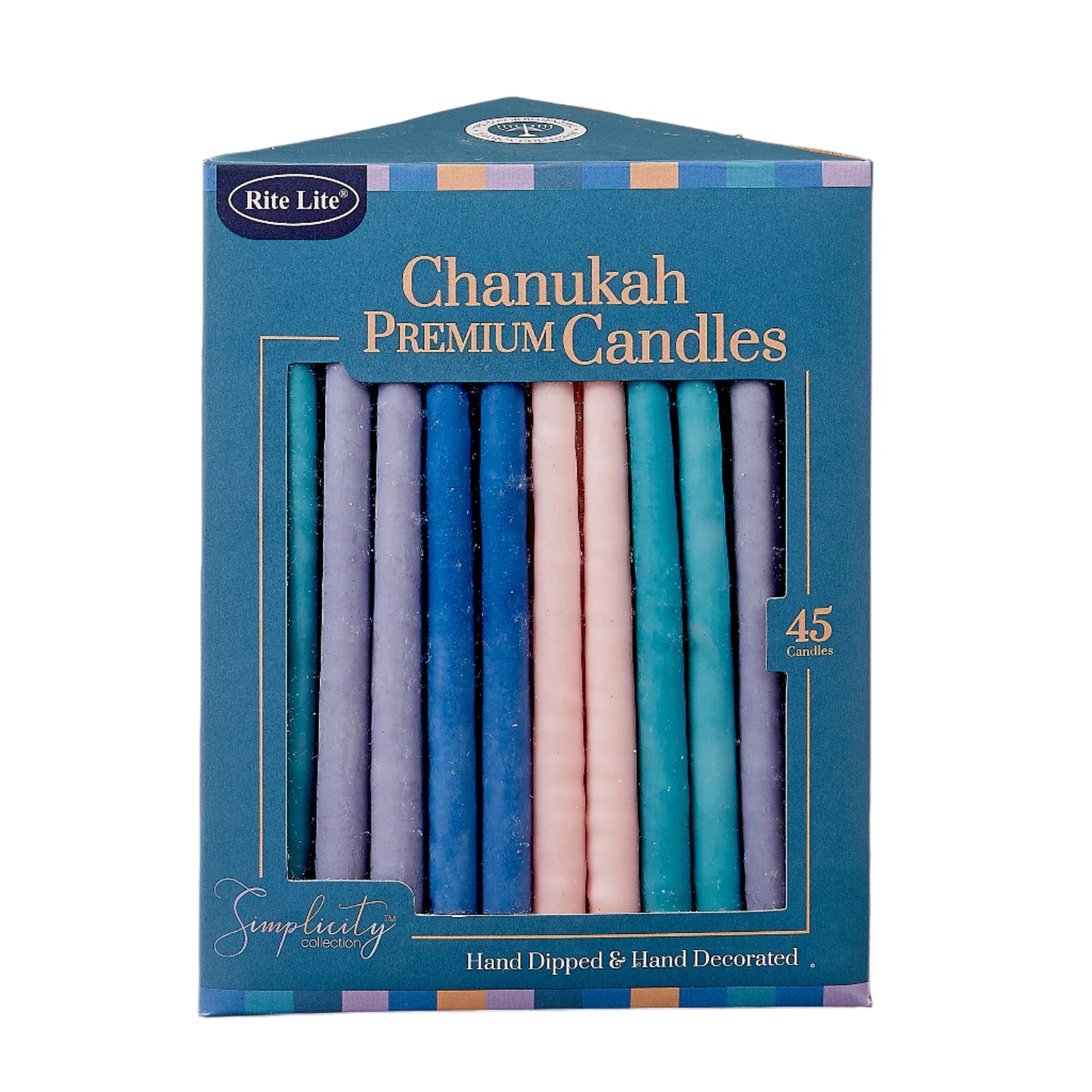 Deluxe Chanukah Candles - simplicity