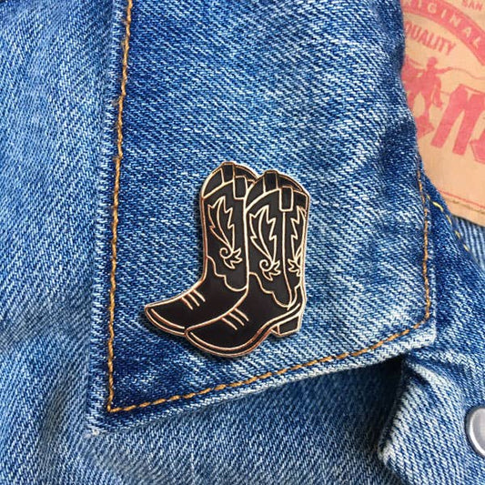 Cowboy Boots Western Pin