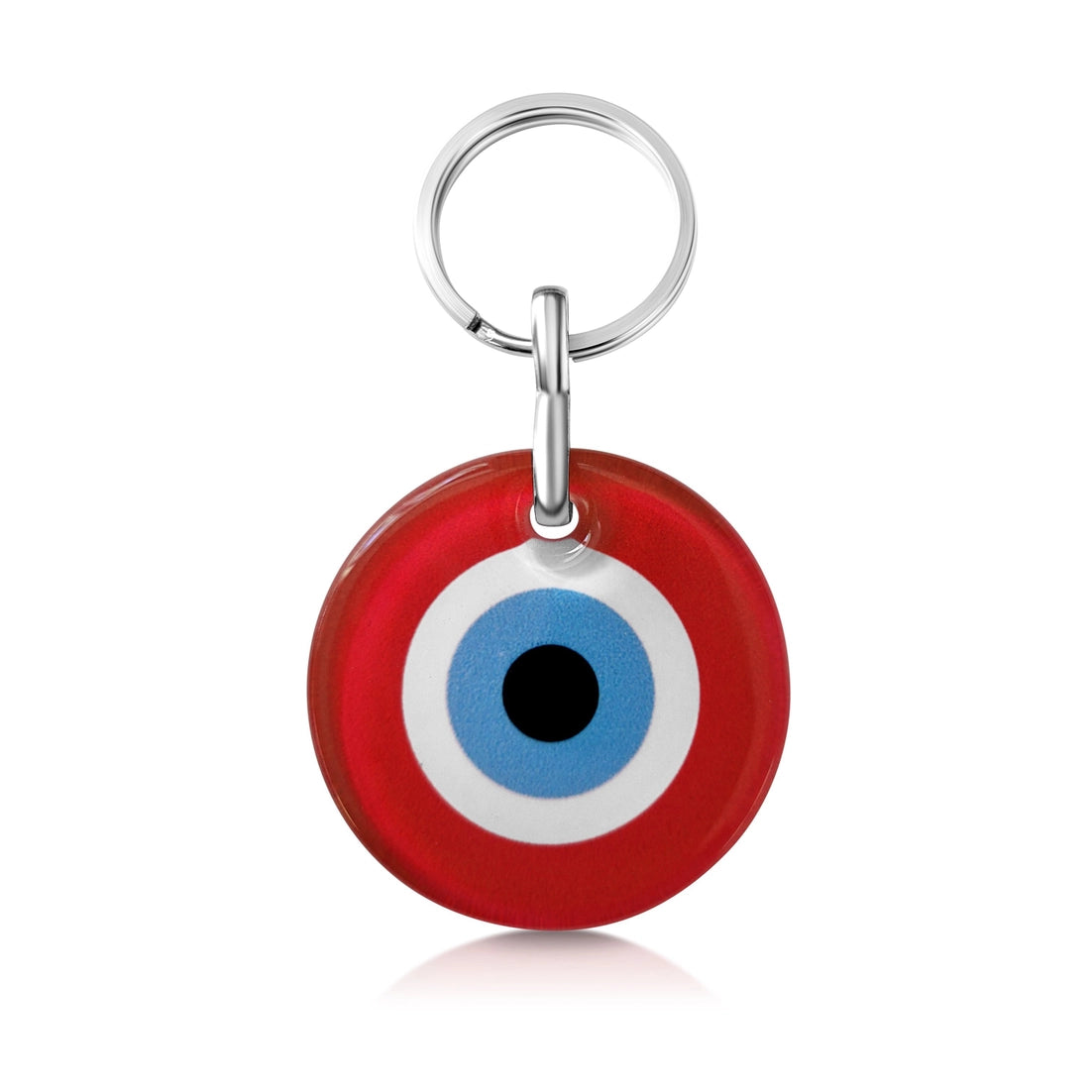 Evil Eye Glass Keychain