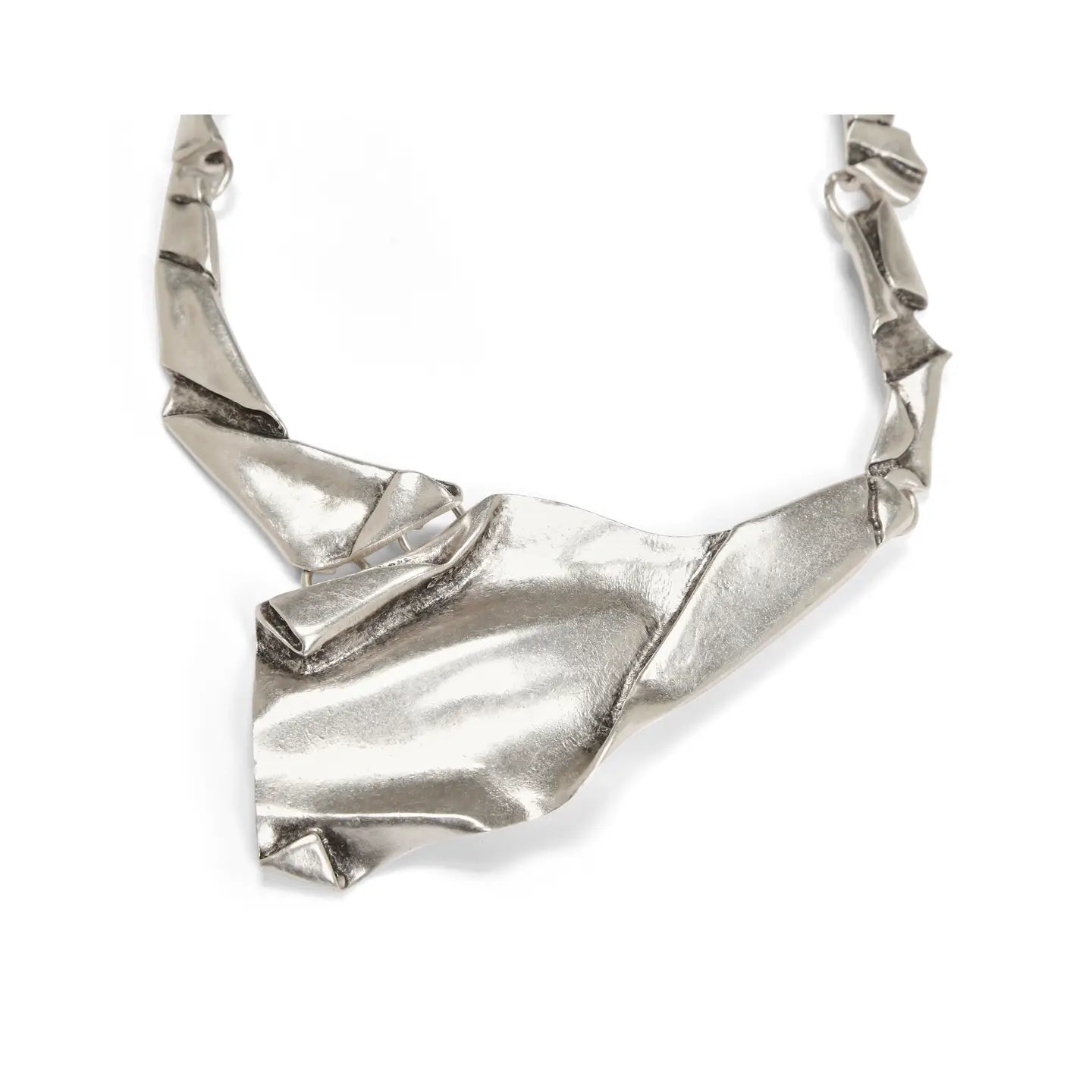 Wrinkle in Time Silver Pewter Necklace