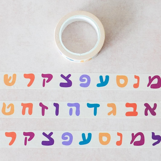 Alef Bet Washi Tape