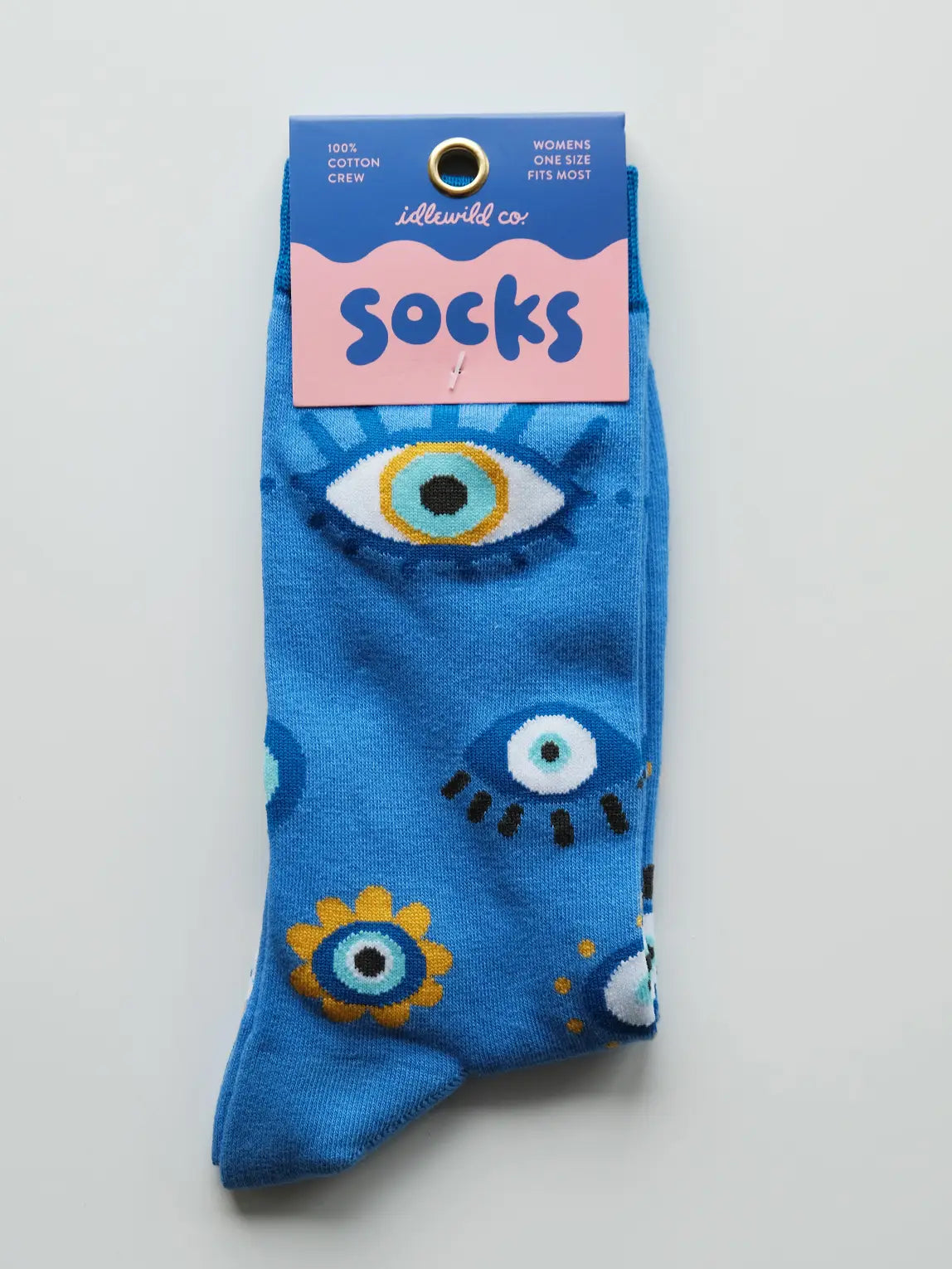 Evil Eye Crew Socks