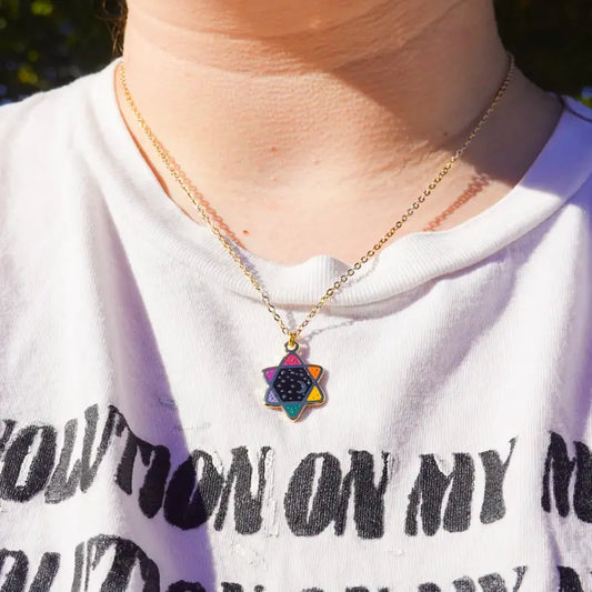 Rainbow Cosmic Star of David