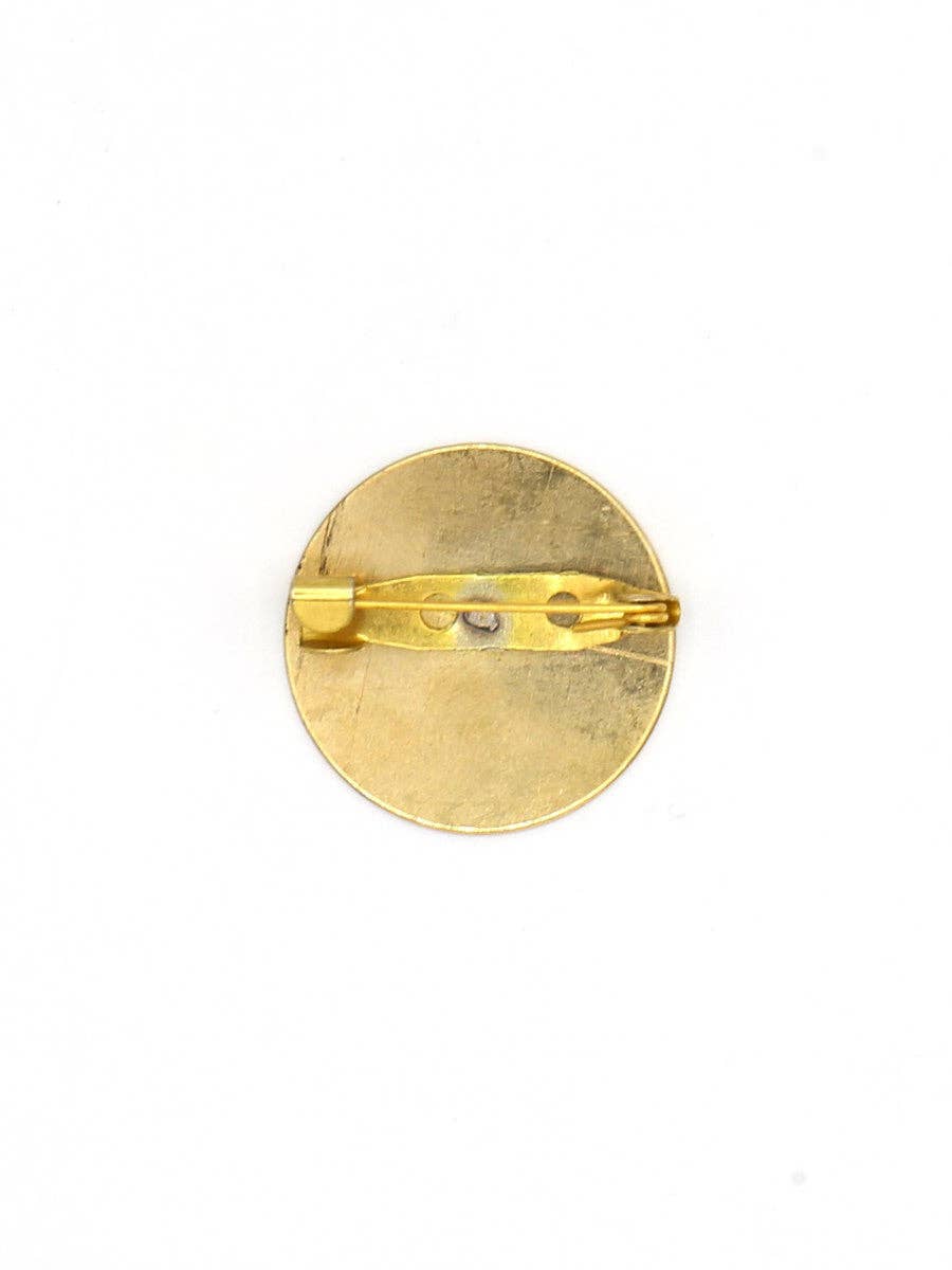 Planting Seeds Recycled Brass Pin