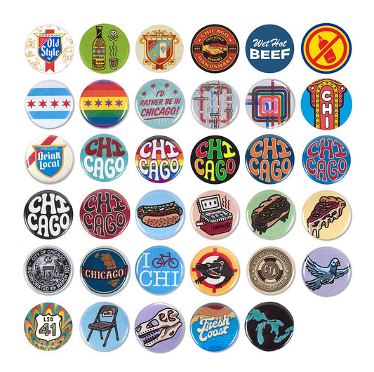 Chicago Round Magnets