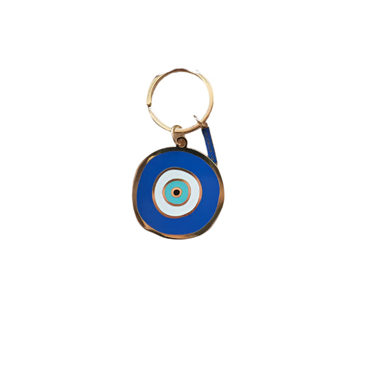 Evil Eye Enamel Keychain