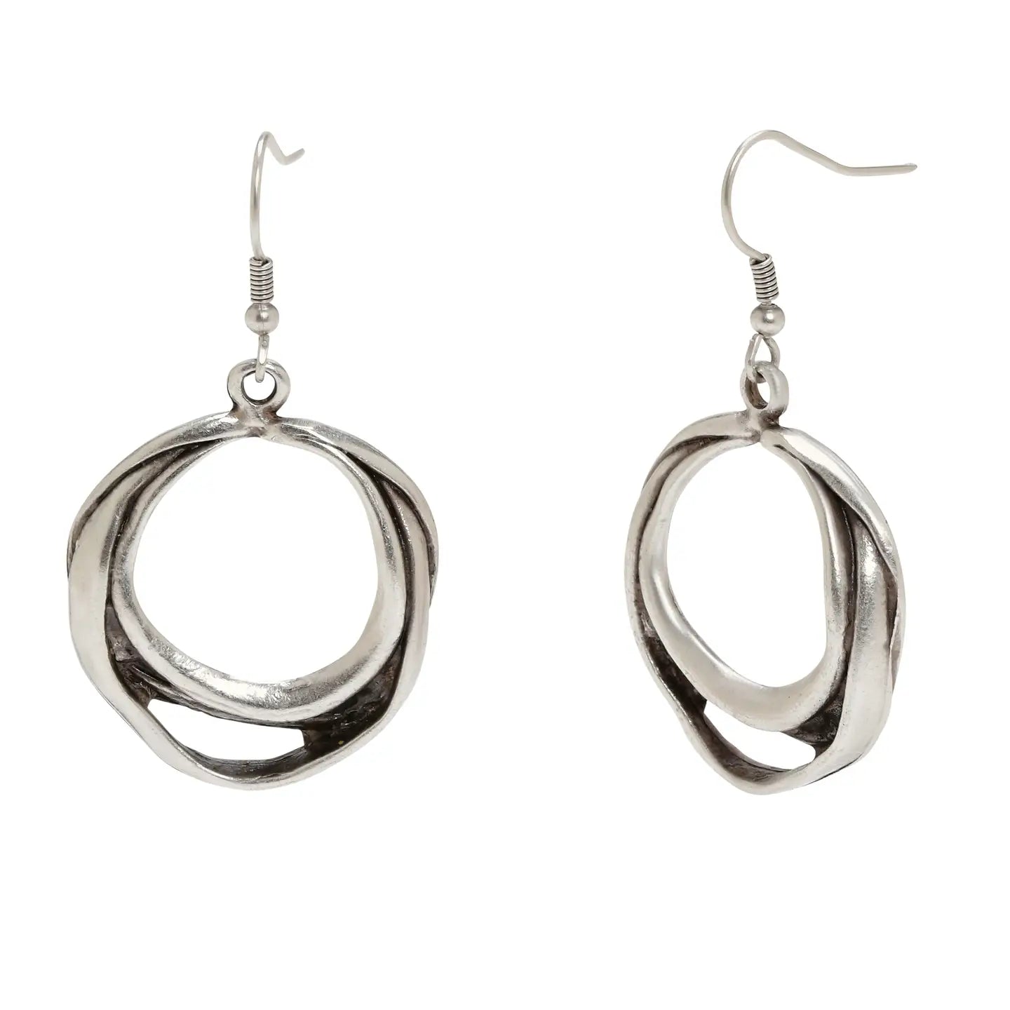 Interlaced Circle Earrings