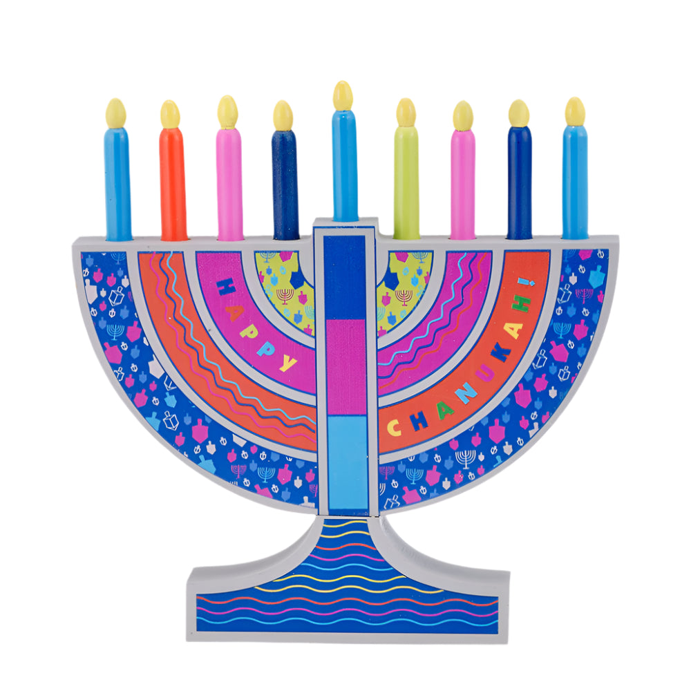 My Play Wood Menorah