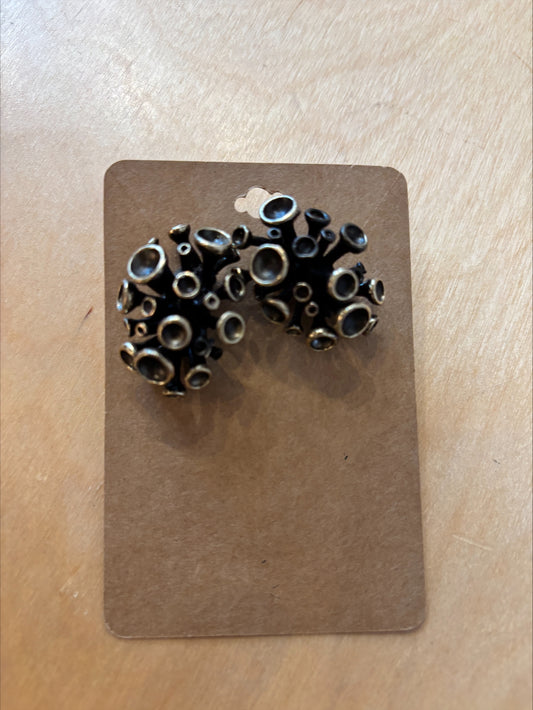 Bronze Octopus earrings