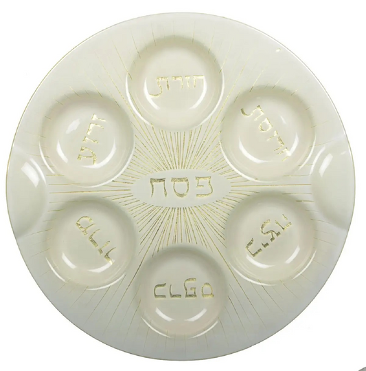 Golden Seder Dish