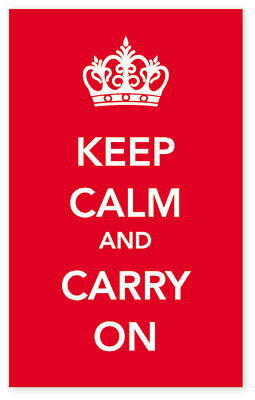 Keep Calm UK Sticker