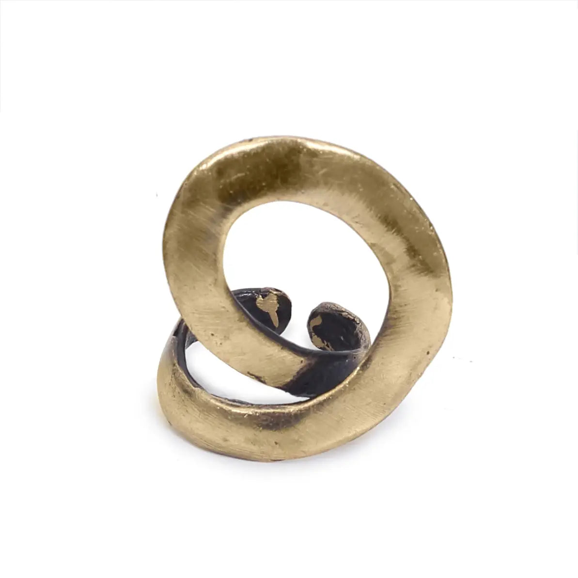 Handmade Bronze Twist Ring